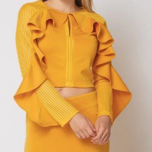 GRACIA YELLOW NEOPRENE TOP